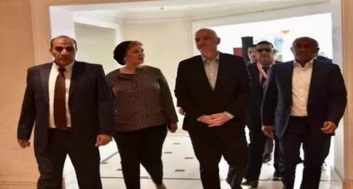 إنفانتينو يصل  إلى القاهرة لحضور افتتاح أمم أفريقيا 2019